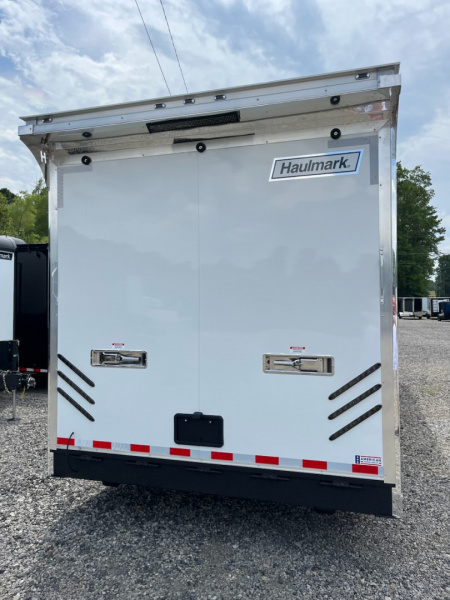 New 2025 Haulmark EDGE 28 Enclosed Race Trailer, 14K GVWR, 7' 10" Interior Height, Insulated Walls & Ceiling