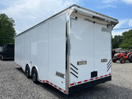 New 2025 Haulmark EDGE 28 Enclosed Race Trailer, 14K GVWR, 7' 10" Interior Height, Insulated Walls & Ceiling