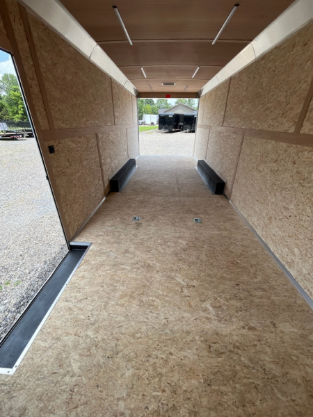 New 2025 Haulmark EDGE 28 Enclosed Race Trailer, 14K GVWR, 7' 10" Interior Height, Insulated Walls & Ceiling