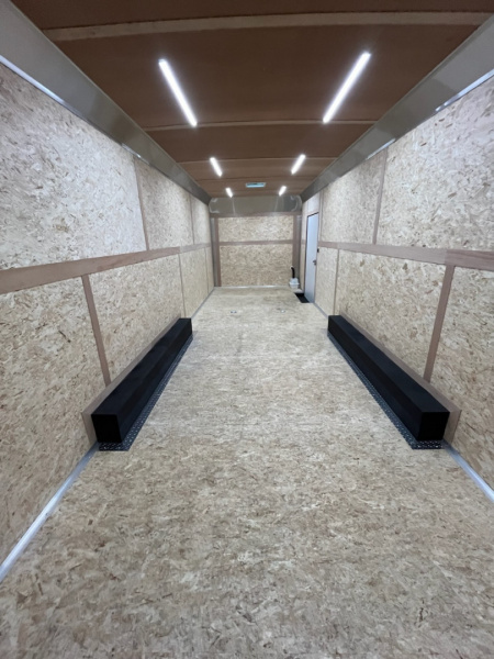 New 2025 Haulmark EDGE 28 Enclosed Race Trailer, 14K GVWR, 7' 10" Interior Height, Insulated Walls & Ceiling