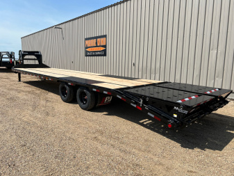 New 2026 PJ Trailers 36 Tandem Dual Gooseneck Flatbed Trailer