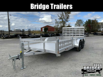 New 2025 Sport Haven AUT716TD-LRHD (7' X 16') 7K Deluxe Utility Trailer