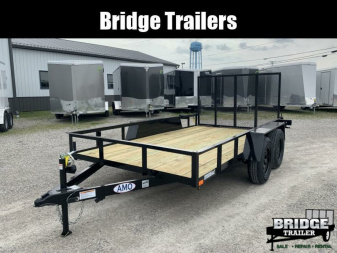 New 2025 AMO AL12TB (76  X 12') 7K Landscape Utility Trailer