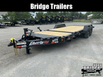 New 2025 Liberty LT14K83X20SPB8WF (83  X 20') 14K Partial Tilt Equipment Trailer