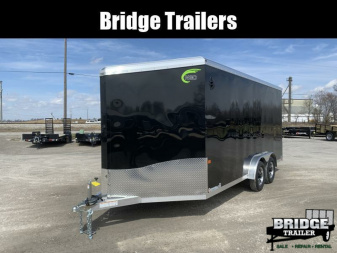 New 2025 NEO Trailers NAM1675TR80 (7.5' X 16') 7K V-Nose Motorcycle Trailer