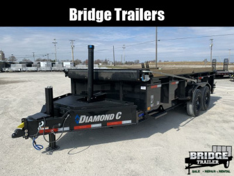 New 2025 Diamond C Trailers LPT207L16X82 (82  X 16') 14.9K Telescopic (Pacesetter Pkg) Dump Trailer