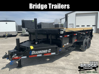 New 2025 Diamond C Trailers LPT208L16X81 (81  X 16') 18K Telescopic Dump Trailer