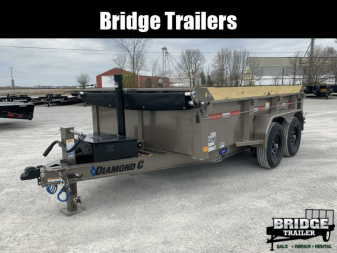 New 2025 Diamond C Trailers MDT206L12X77 (77  X 12')  9.9K Telescopic (Pacesetter Ed.) Dump Trailer