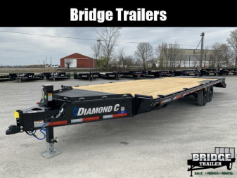 New 2025 Diamond C Trailers DEC207L26X102 (26' X 102 ) 14.9K Max Ramp Equipment Trailer