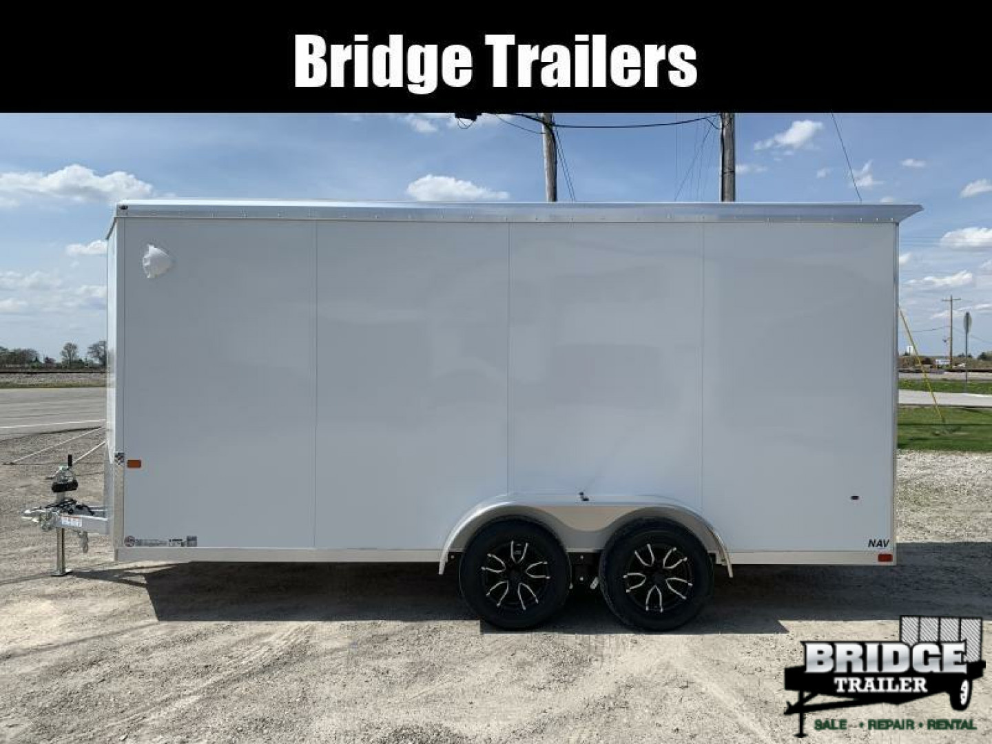 New 2025 NEO Trailers NAV167TR6 (7' X 16') 7K V-Nose Cargo