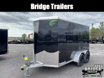 New 2024 NEO Trailers NAV126TR6 (6' X 12') 7K V-Nose Cargo / Enclosed Trailer