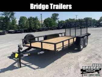 New 2025 AMO AL14TB (76  X 14') 7K Landscape Utility Trailer