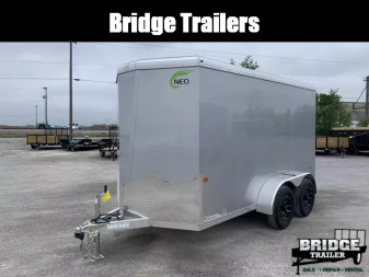 New 2026 NEO Trailers NAV126TR6 (6' X 12') 7K V-Nose Cargo / Enclosed Trailer