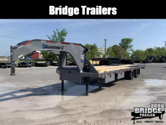 New 2025 Diamond C Trailers FMAX210L32X102HDT (32' X 102 ) 25K (Pacesetter Ed.) Hydraulic Dovetail Flatbed Trailer