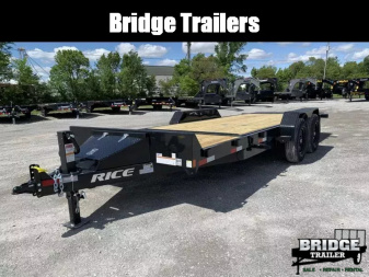 New 2025 Rice Trailers RPTH20 (82  X 20') 14K Partial Tilt Equipment Trailer