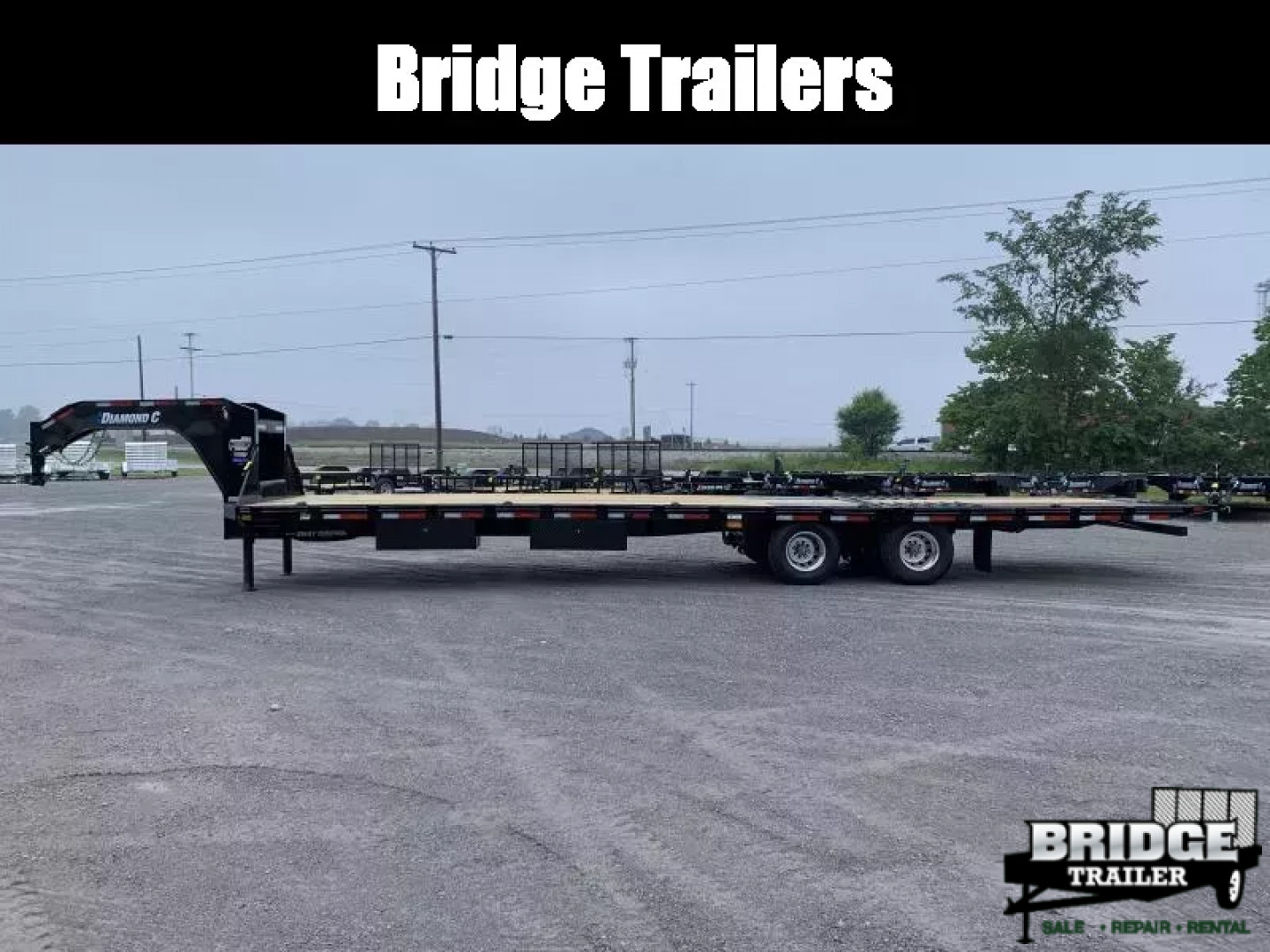 New 2025 Diamond C Trailers FMAX212L35X102HDT (35' X 102") 25.9K (Pacesetter Ed.) Hydraulic Dovetail Flatbed Trailer