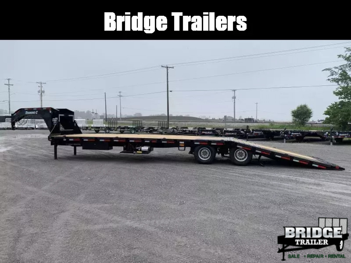 New 2025 Diamond C Trailers FMAX212L35X102HDT (35' X 102") 25.9K (Pacesetter Ed.) Hydraulic Dovetail Flatbed Trailer