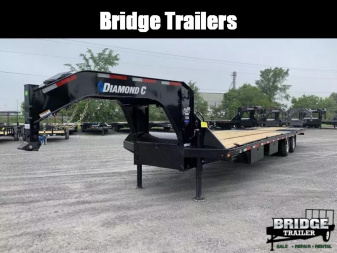 New 2025 Diamond C Trailers FMAX212L35X102HDT (35' X 102 ) 25.9K (Pacesetter Ed.) Hydraulic Dovetail Flatbed Trailer