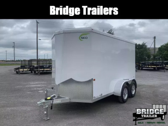 New 2026 NEO Trailers NAV126TR6 (6' X 12') 7K V-Nose Cargo / Enclosed Trailer