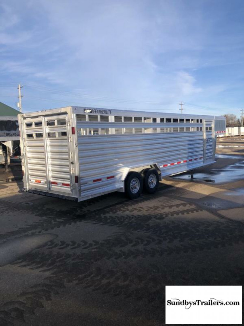 New 2024 Featherlite 7.6x26'  Stock Trailer