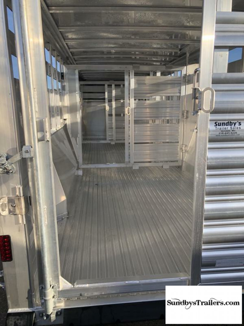 New 2024 Featherlite 7.6x26'  Stock Trailer