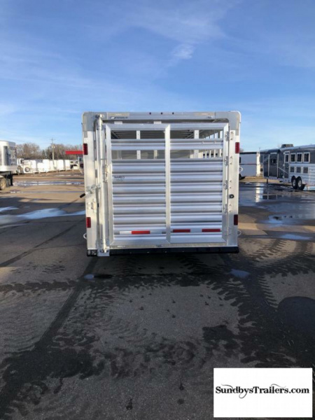 New 2024 Featherlite 7.6x26'  Stock Trailer