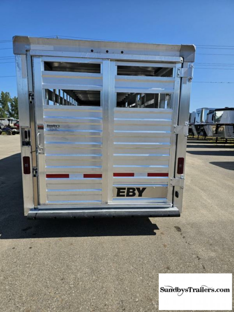 New 2025 EBY Maverick 7x24 Stock Trailer