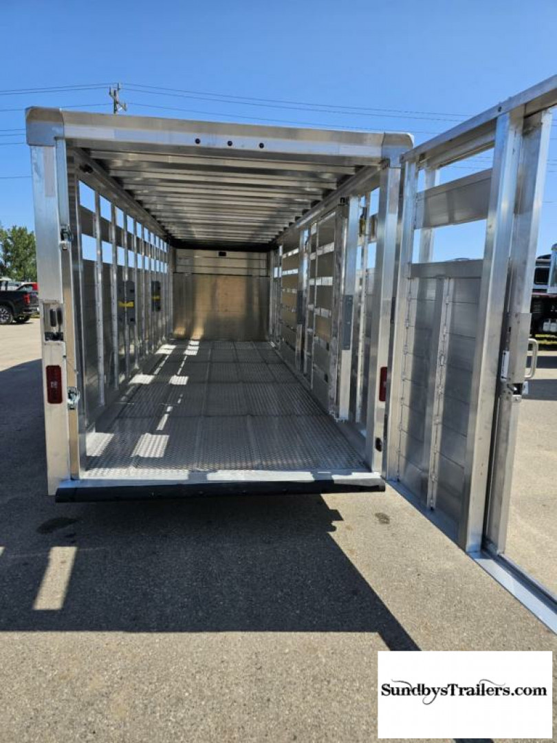 New 2025 EBY Maverick 7x24 Stock Trailer
