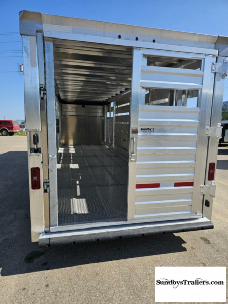 New 2025 EBY Maverick 7x24 Stock Trailer