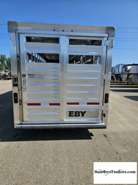 New 2025 EBY Maverick 7x24 Stock Trailer