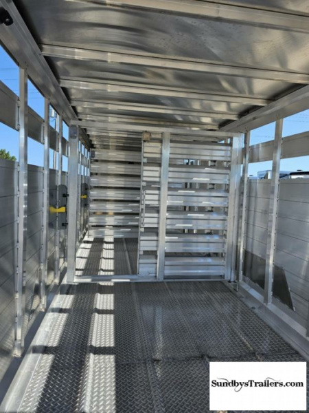 New 2025 EBY Maverick 7x24 Stock Trailer