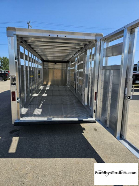 New 2025 EBY Maverick 7x24 Stock Trailer