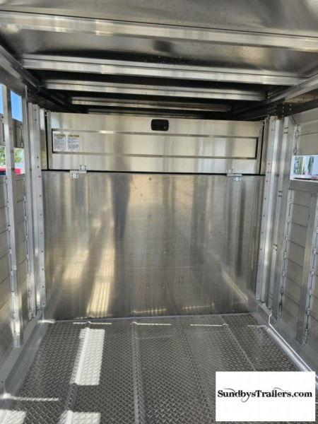 New 2025 EBY Maverick 7x24 Stock Trailer