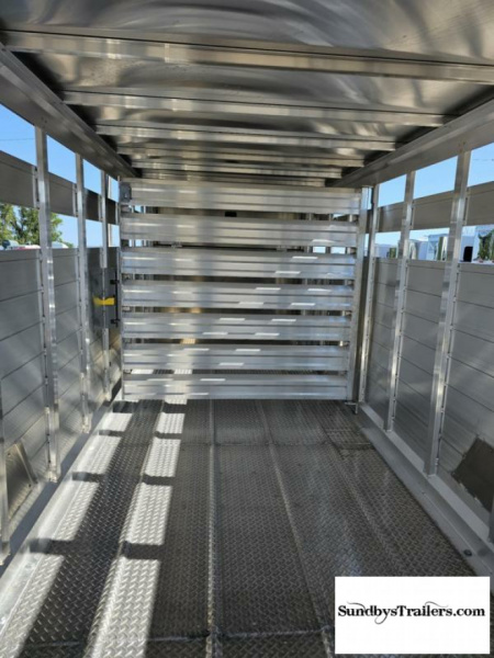 New 2025 EBY Maverick 7x24 Stock Trailer