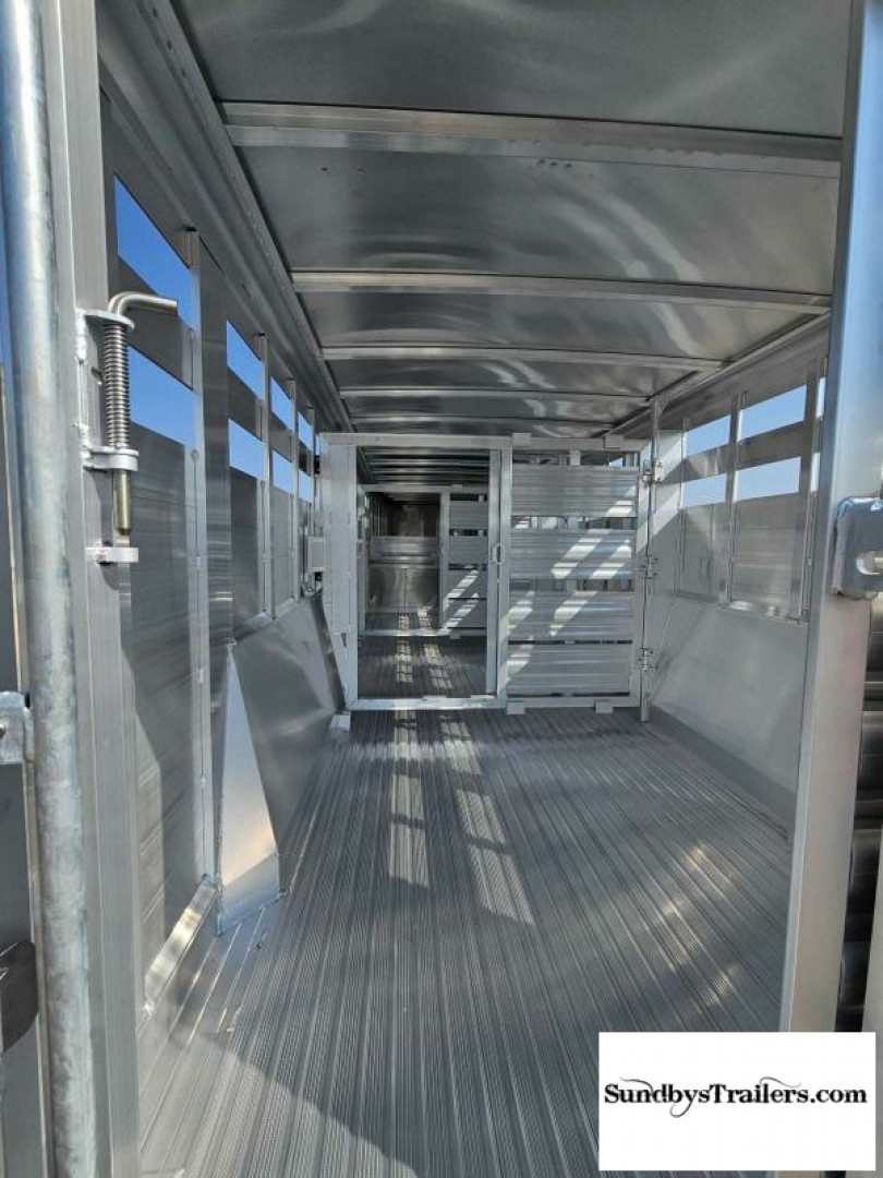 New 2025 Featherlite 8127 7x24' Stock Trailer