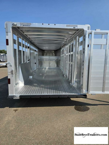 New 2025 Featherlite 8127 7x24' Stock Trailer