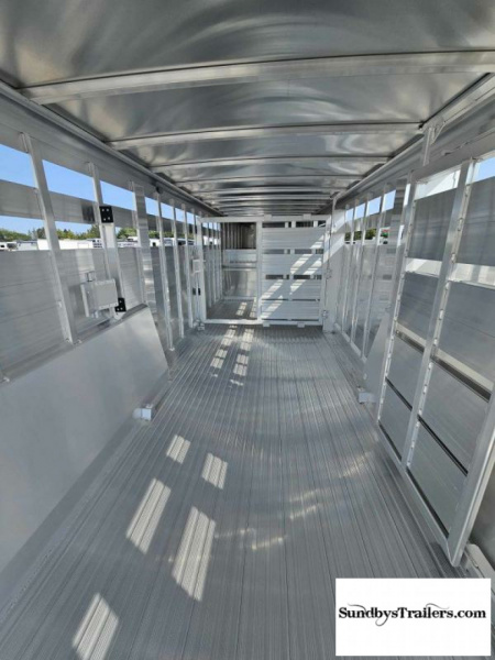 New 2025 Featherlite 8127 7x24' Stock Trailer