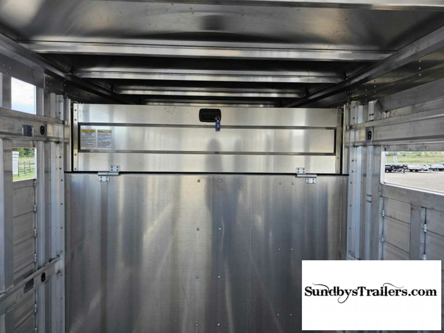 New 2025 EBY Maverick 7x24' Stock Trailer