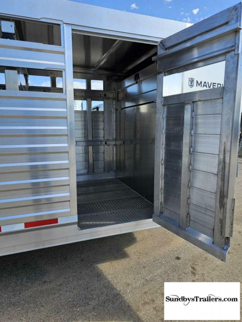 New 2025 EBY Maverick 7x24' Stock Trailer