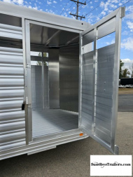 New 2025 Featherlite 6.5x16' Stock Trailer