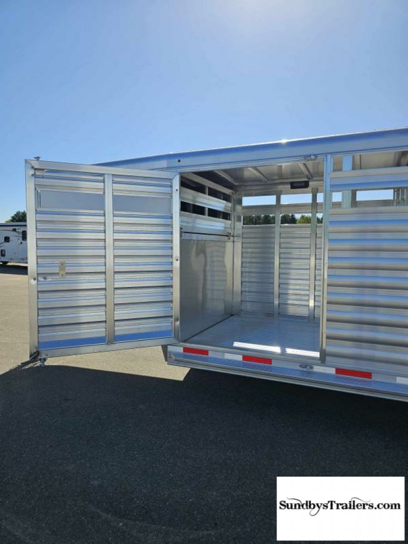 New 2025 Exiss 7x24' Stock Trailer