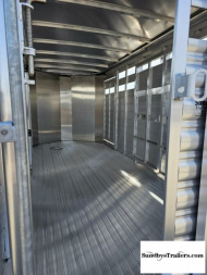 New 2025 Featherlite 6.6x16' Stock Trailer