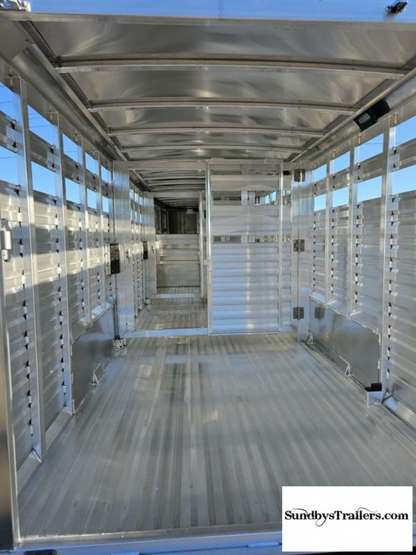 New 2025 Exiss 7x24' Stock Trailer