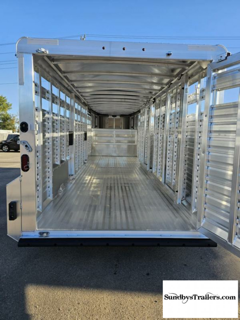 New 2025 Exiss 7x24' Stock Trailer