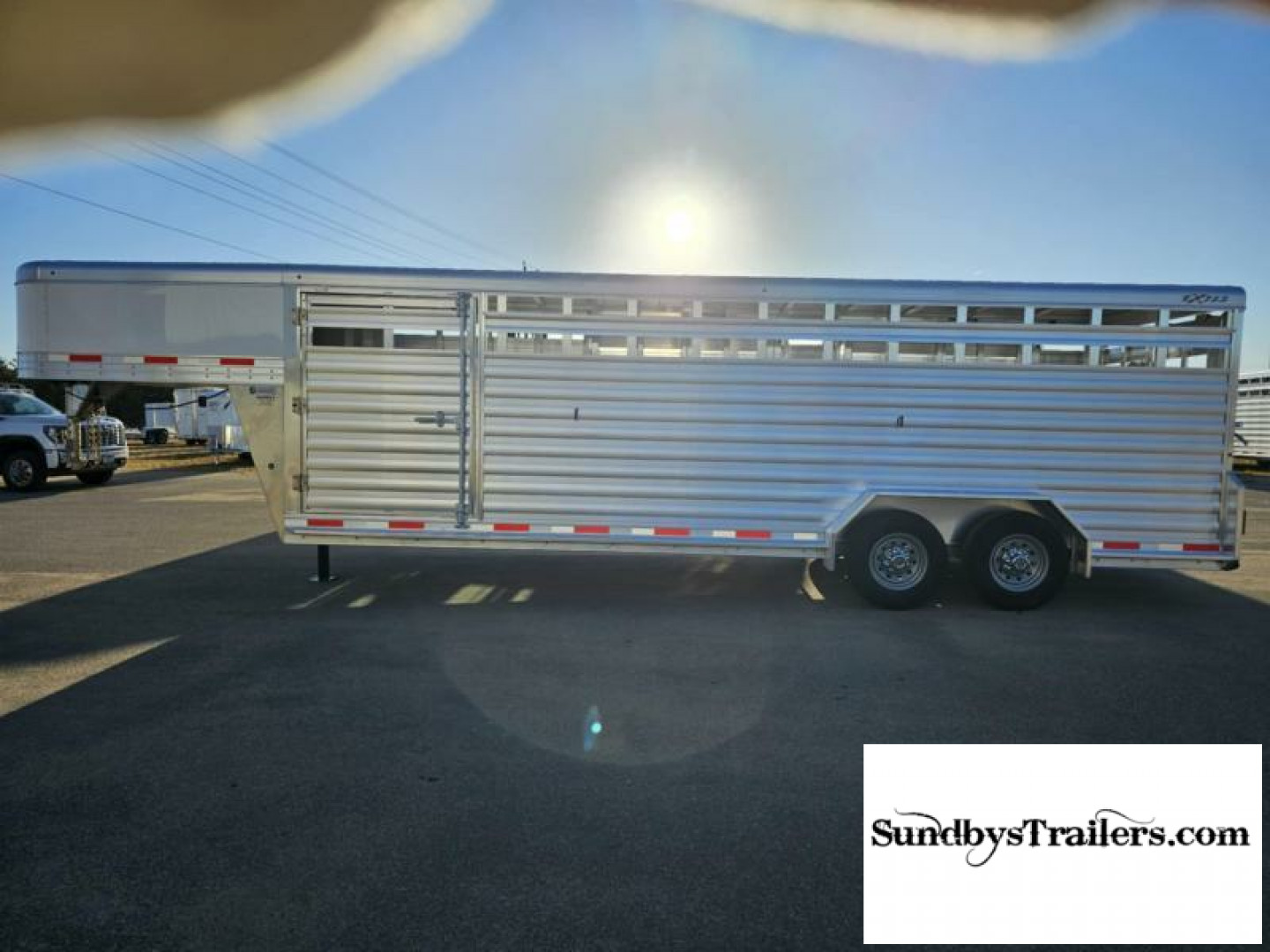 New 2025 Exiss 7x24' Stock Trailer
