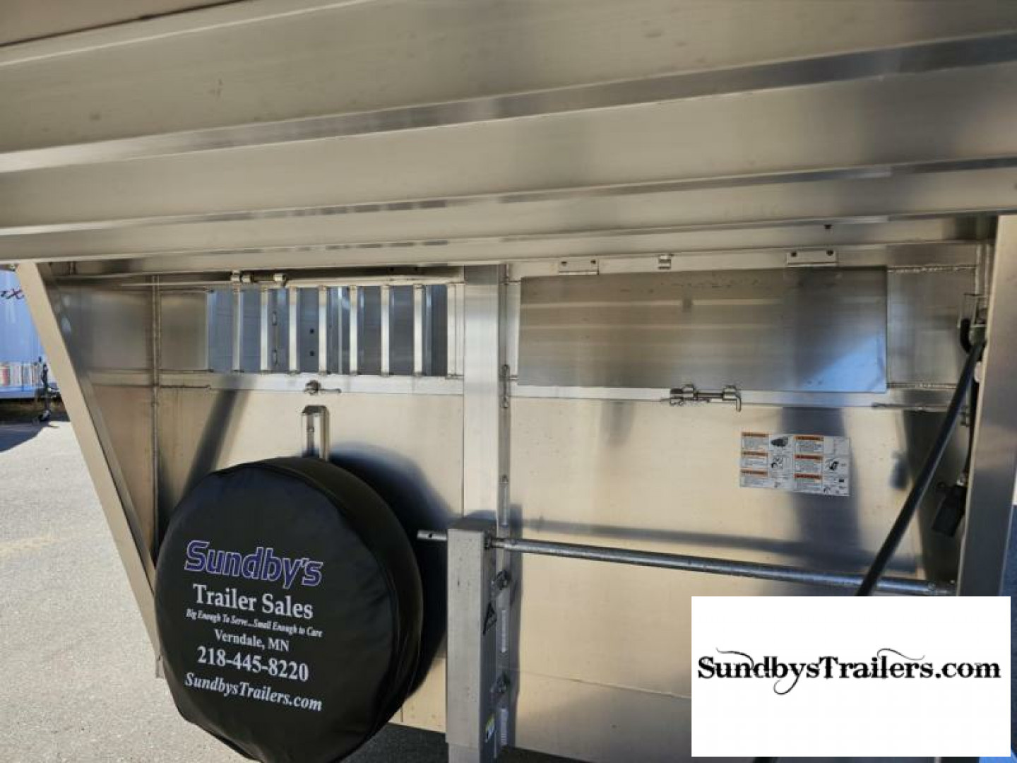 New 2025 Featherlite 7.5x24' Stock Trailer