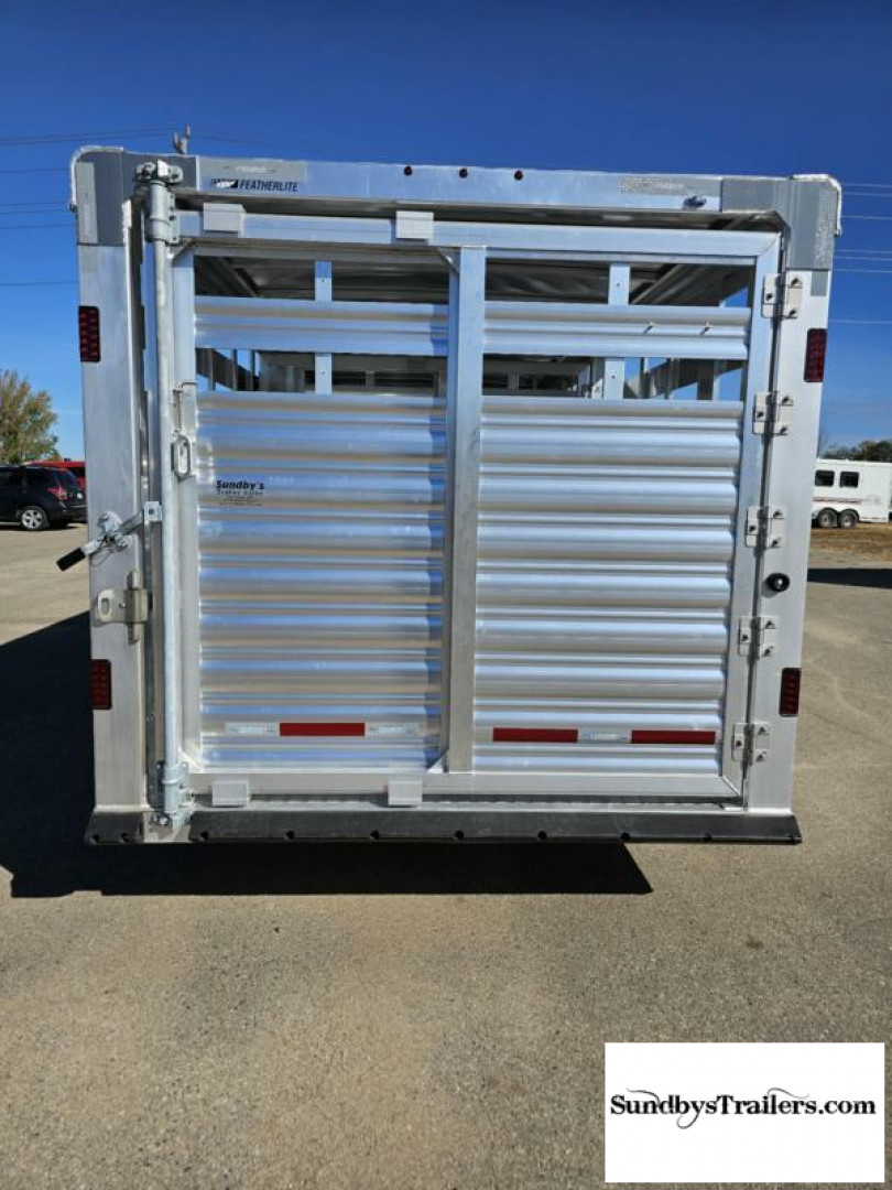 New 2025 Featherlite 7.5x24' Stock Trailer
