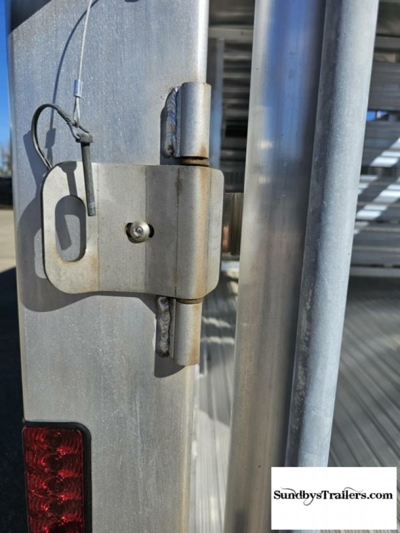 New 2025 Featherlite 7.5x24' Stock Trailer