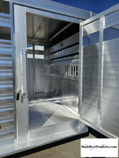 New 2025 Featherlite 7.5x24' Stock Trailer