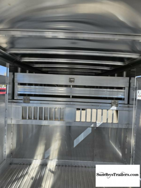 New 2025 Featherlite 7.5x24' Stock Trailer